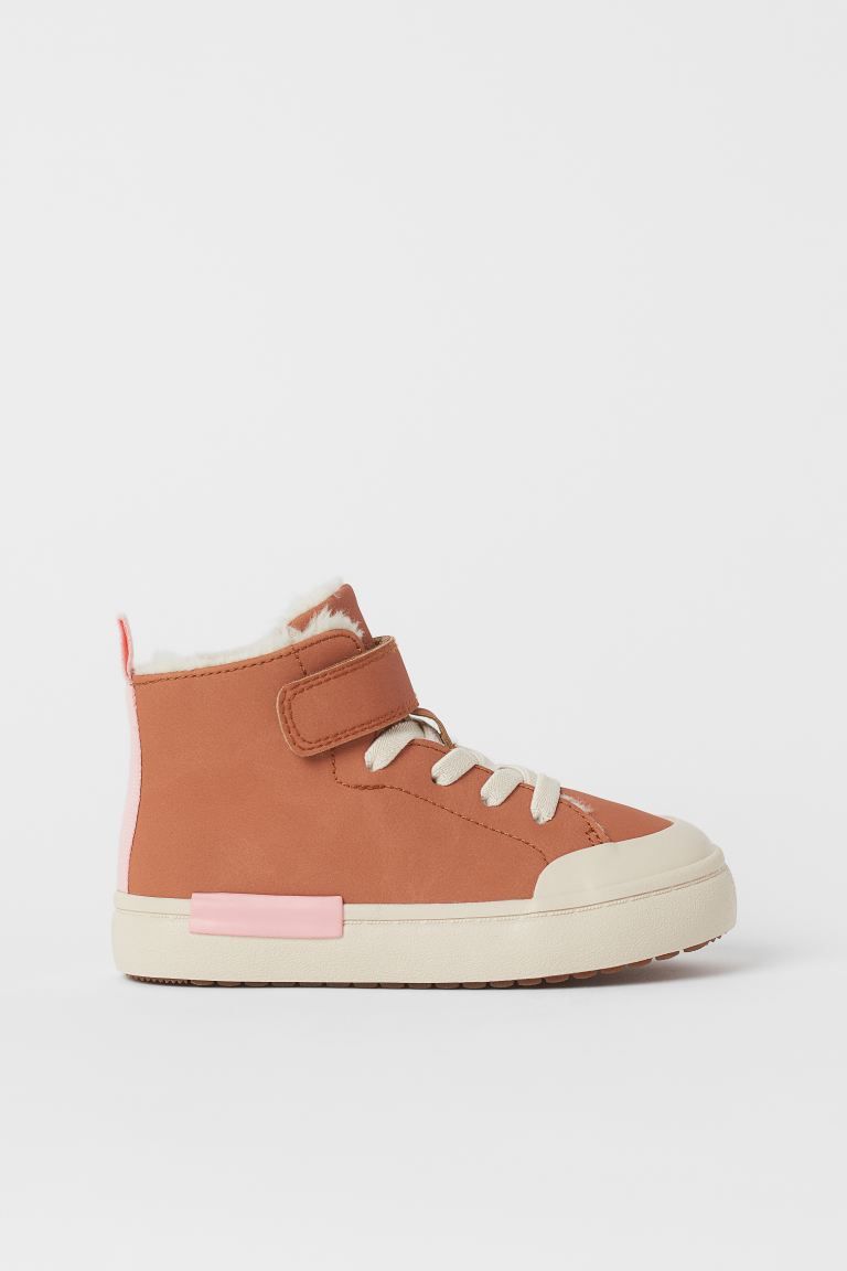 Faux Shearling-lined High Tops | H&M (US + CA)