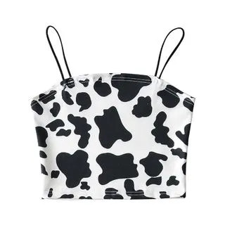 Cow Print Camisole Top | YesStyle Global