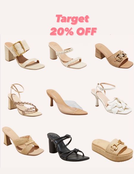Target 20% OFF sale! #targetfinds #shoecrush #sandals #targetfashion #targetstyle 

#LTKFindsUnder50 #LTKStyleTip #LTKShoeCrush
