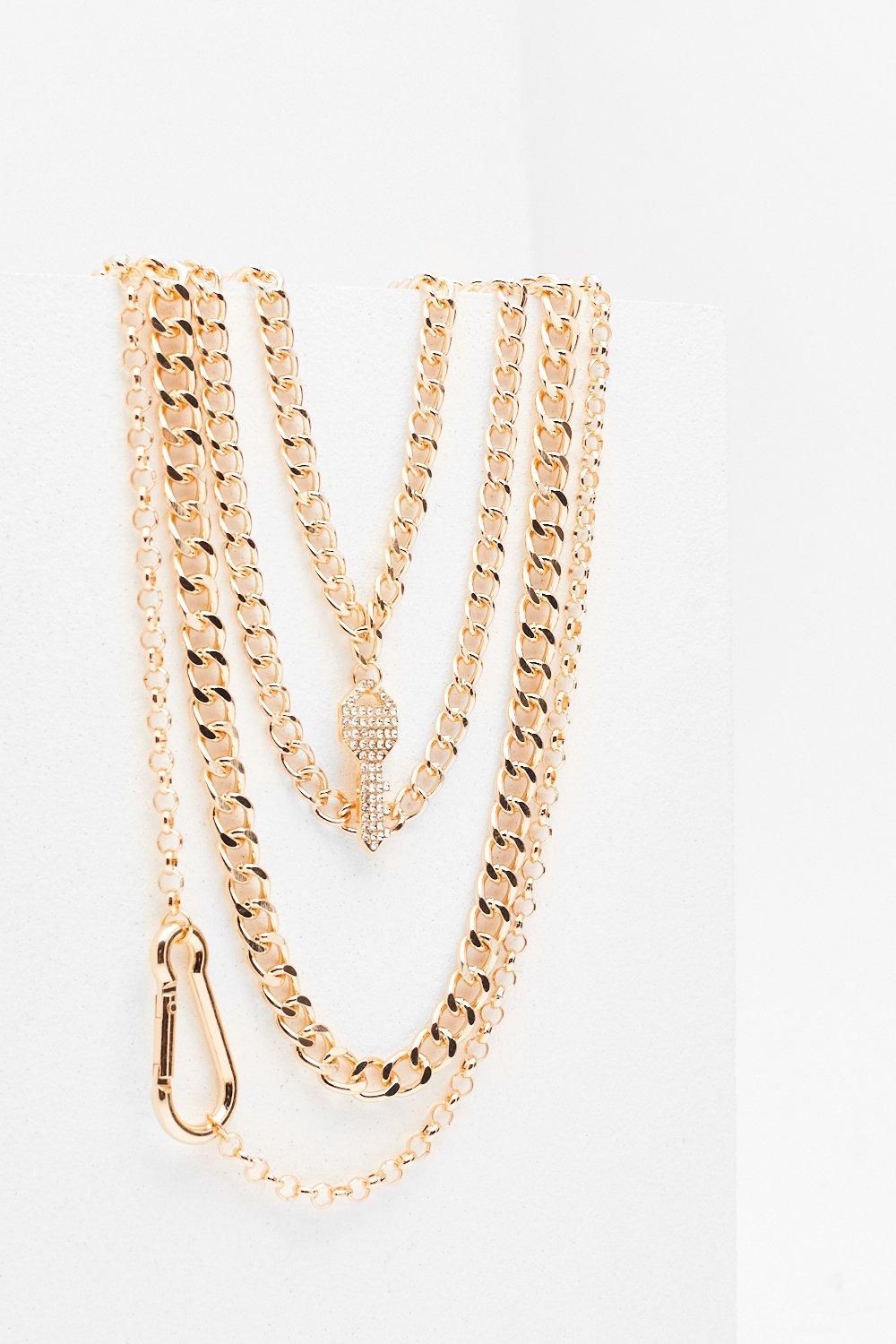 Womens Key to My Place Chunky Chain Necklace - Gold | NastyGal (US & CA)
