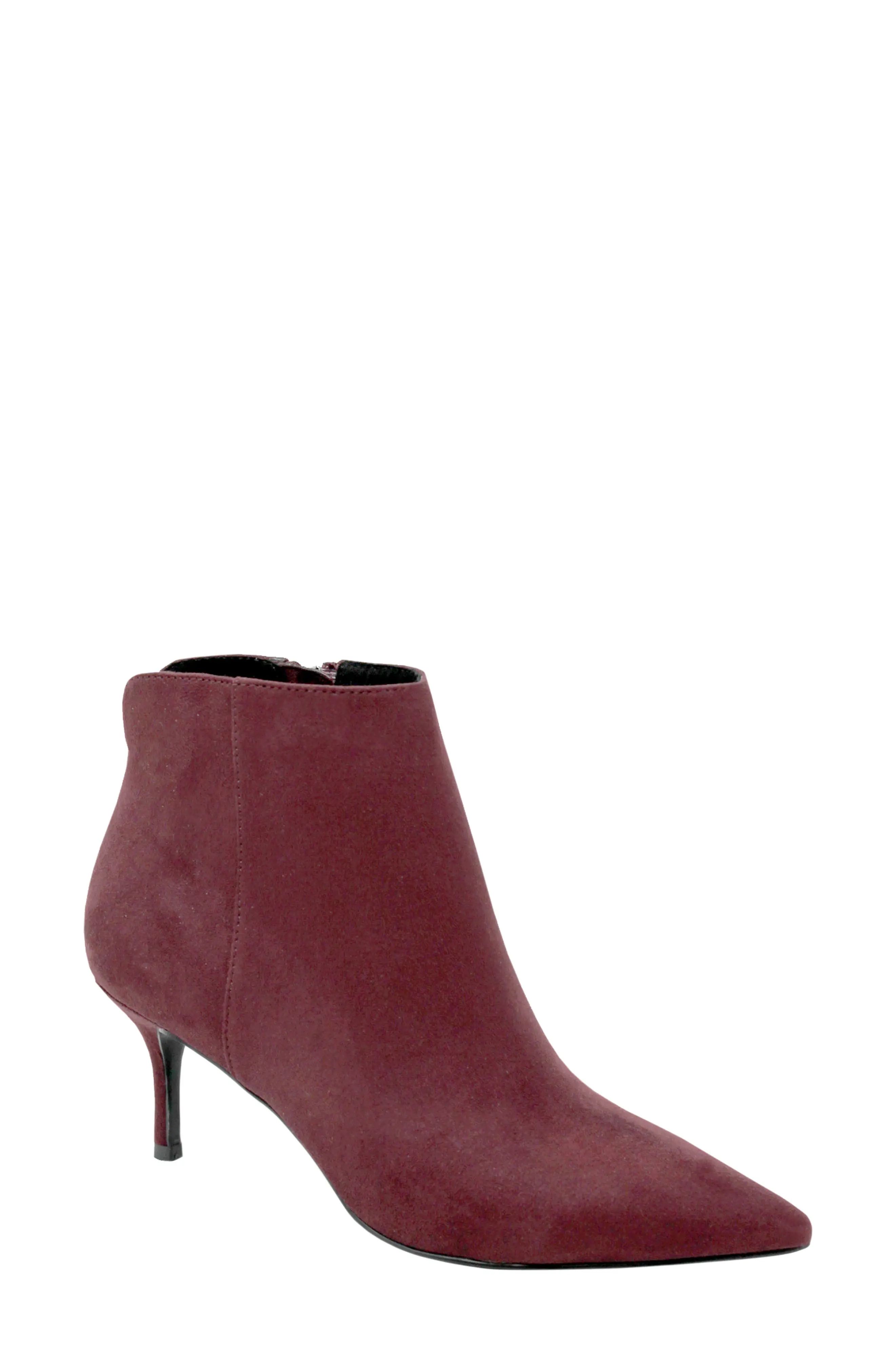 Women's Charles By Charles David Accurate Bootie, Size 6 M - Burgundy | Nordstrom