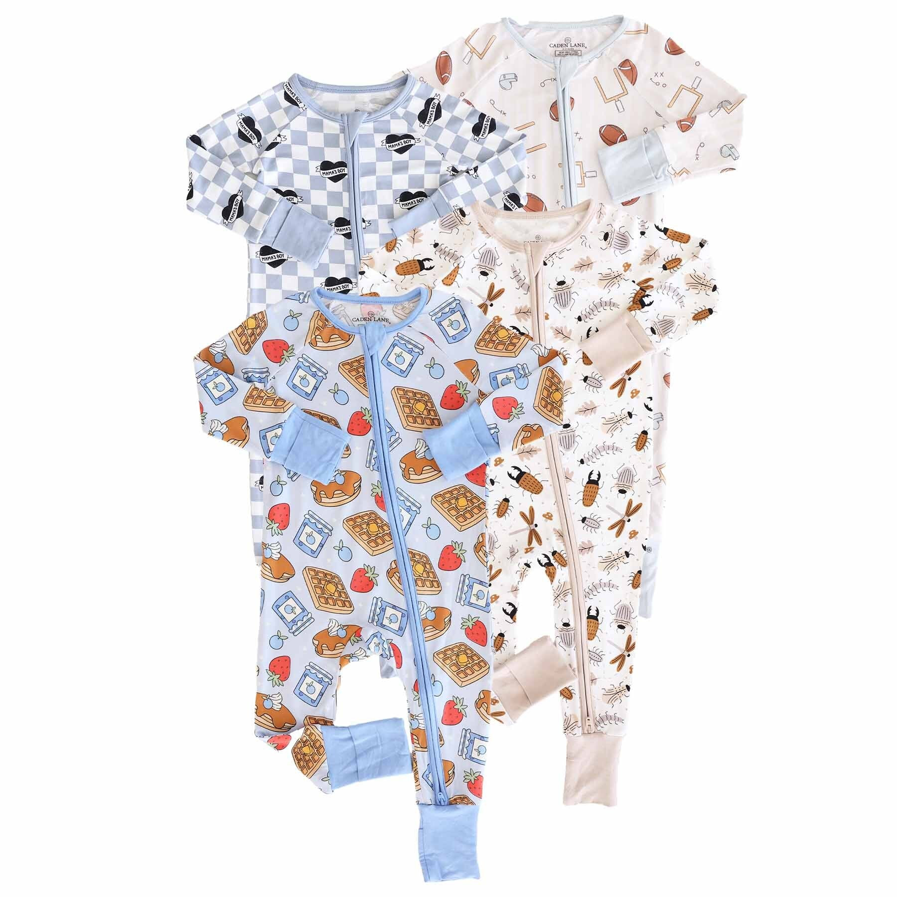 Convertible Zip Rompers for Boys | Best Sellers | Caden Lane