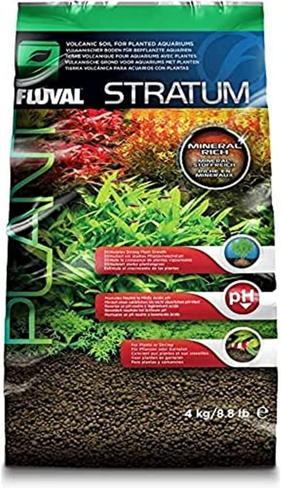 Fluval 12694 Plant and Shrimp Stratum for Freshwater Fish Tanks, 8.8 lbs. – Aquarium Substrate ... | Amazon (US)