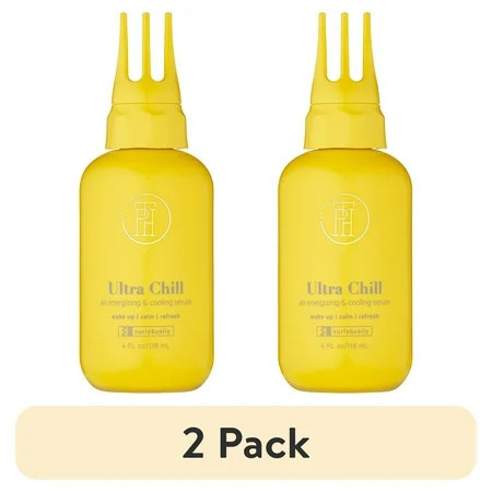 (2 pack) TPH BY TARAJI Cooling Curly Hair Serum with Aloe Vera Biotin Tea Tree & Avocado Oil 4 oz. | Walmart (US)