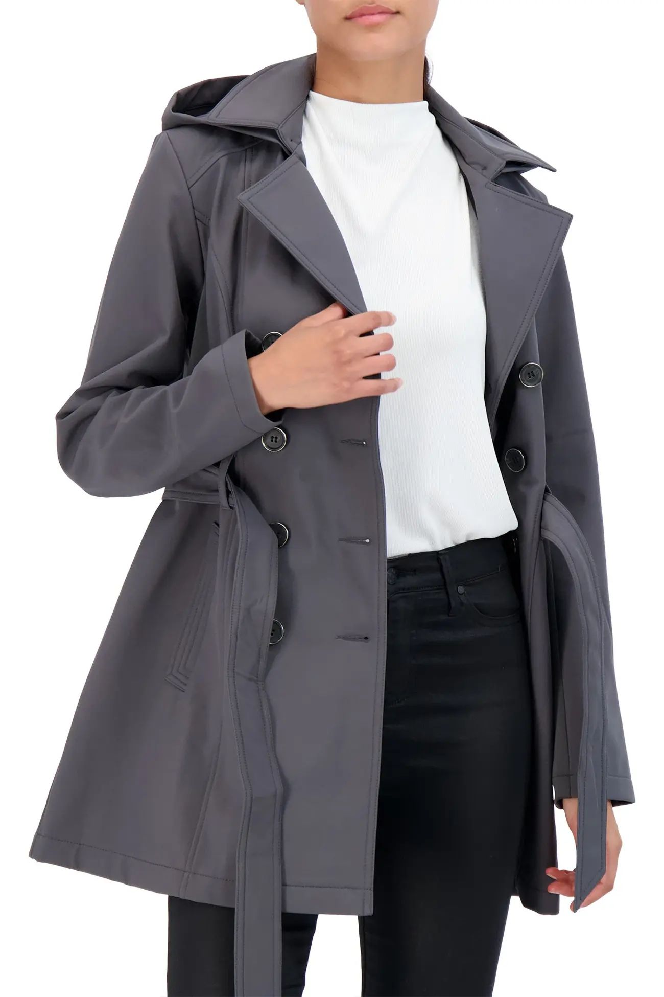 Sebby | Softshell Double Breasted Trench | Nordstrom Rack | Nordstrom Rack
