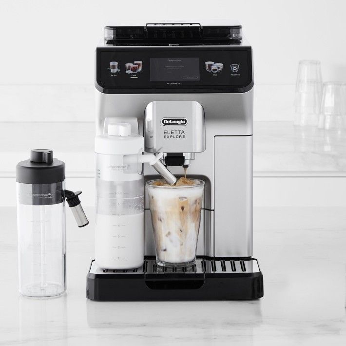 De'Longhi Eletta Explore Fully Automatic Espresso Machine with Cold Brew | Williams-Sonoma