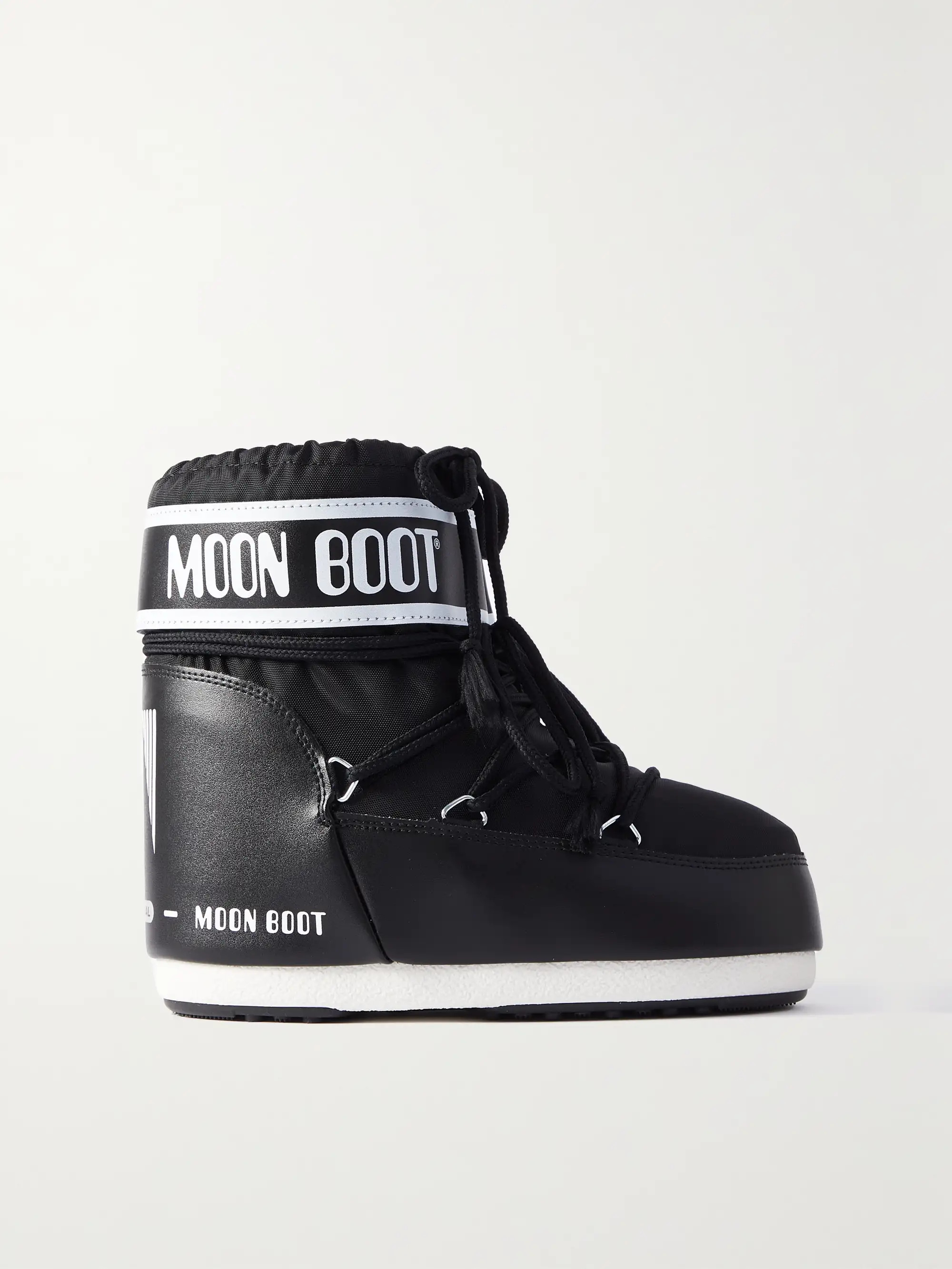 Shell and faux leather snow boots | NET-A-PORTER (US)