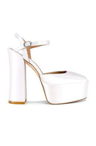 Stuart Weitzman Skyhigh 145 Platform Pump in White from Revolve.com | Revolve Clothing (Global)