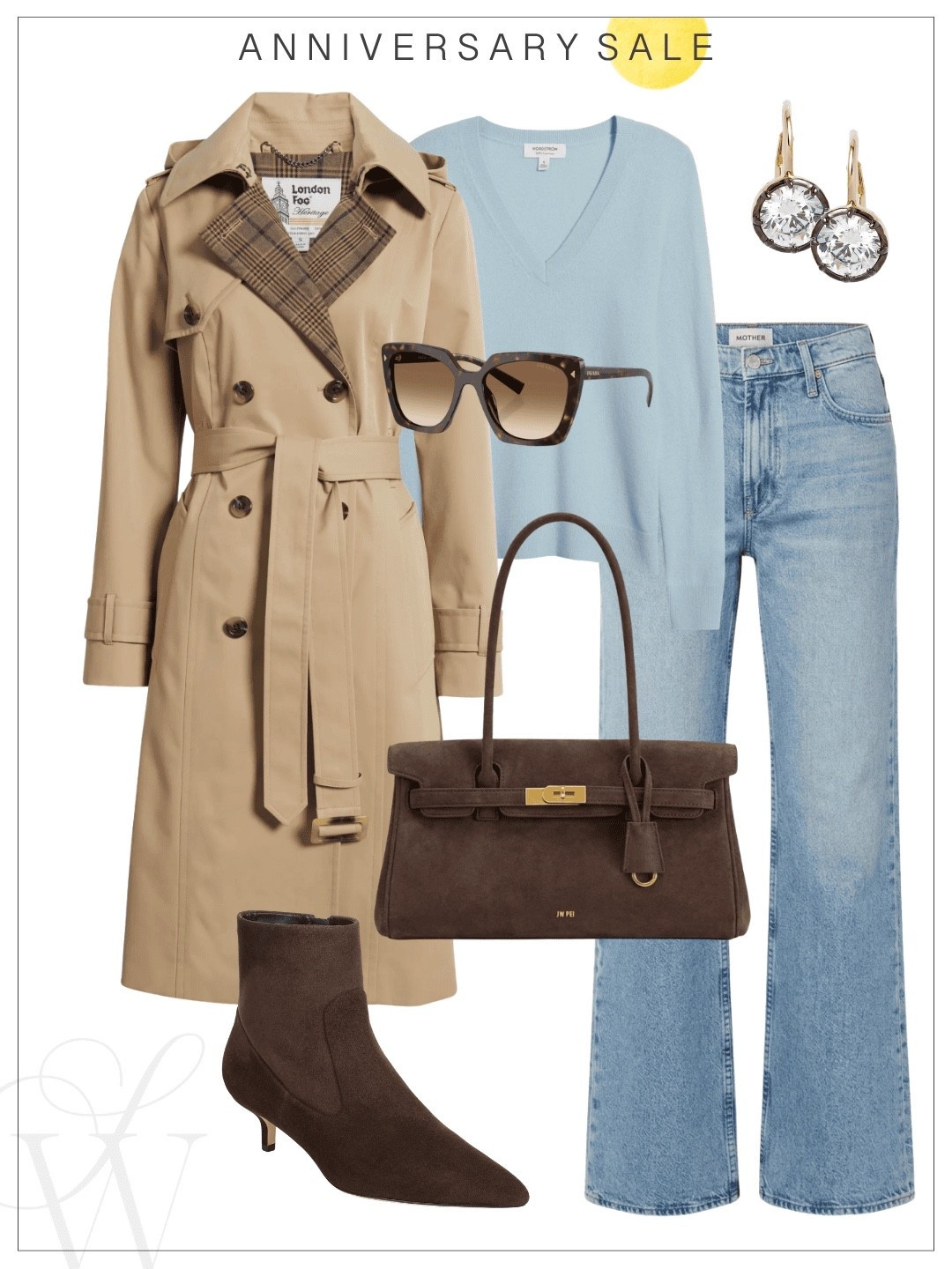 This trenchcoat is a classic piece. You’ll seriously own forever! This is one of my faves on sale. Love the plaid lining! 🤍✨￼

#LTKOver40 #LTKSeasonal #LTKSaleAlert