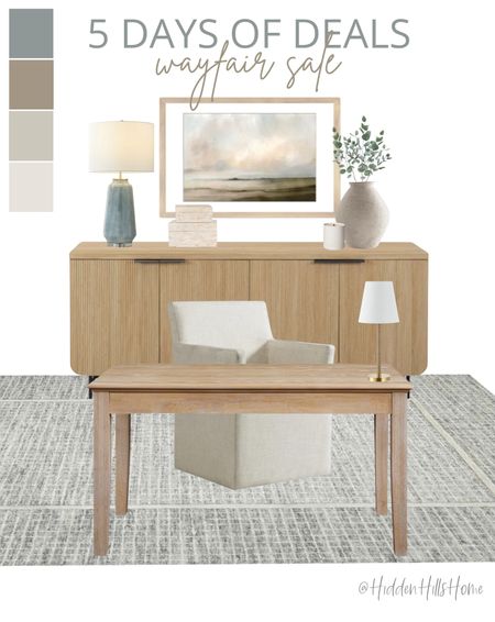Wayfair is having their 5 Days of Deals event with up to 70% off & free shipping! Here is a spring home office mood board for inspiration! @wayfair #ad #WayfairPartner

#LTKsalealert #LTKhome #LTKstyletip