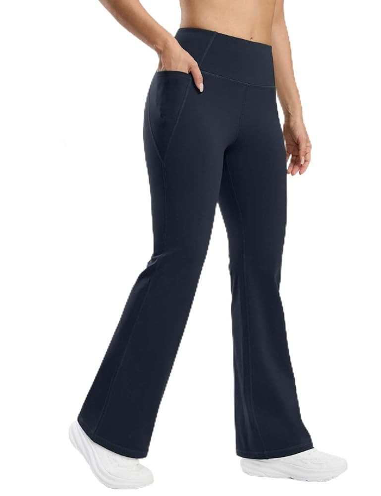 Seamaid Women's Fleece Lined Pants 30" Winter Thermal Flare Leggings Warm Insulated Bootcut Pants... | Amazon (US)