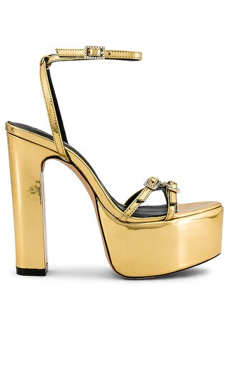 Sadie Platform in Gold | Revolve Clothing (Global)