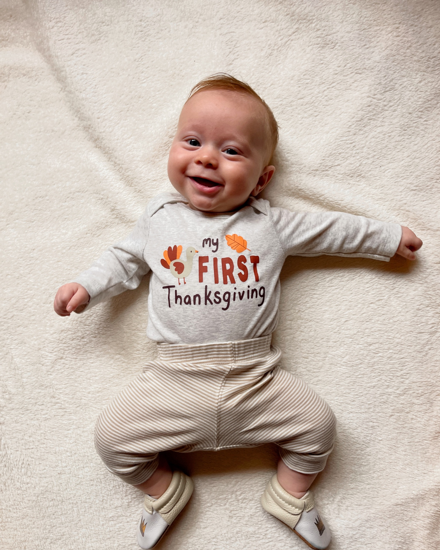 The cutest outfit for baby’s first Thanksgiving! The bum of the pants is also so cute! 
.
.
.
.
Baby outfit - baby onesie - baby bodysuit - thanksgiving outfit - thanksgiving baby outfit - family thanksgiving 

#LTKbaby #LTKSeasonal #LTKkids