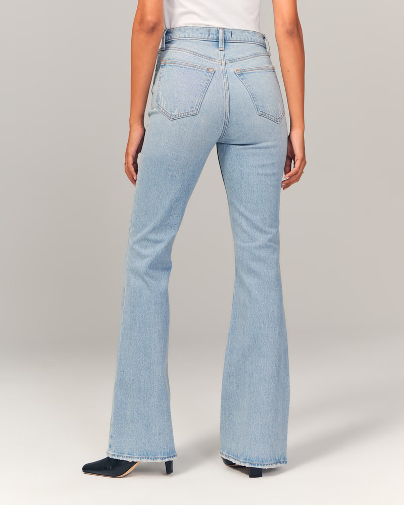 Women's High Rise Vintage Flare Jean | Women's Bottoms | Abercrombie.com | Abercrombie & Fitch (US)