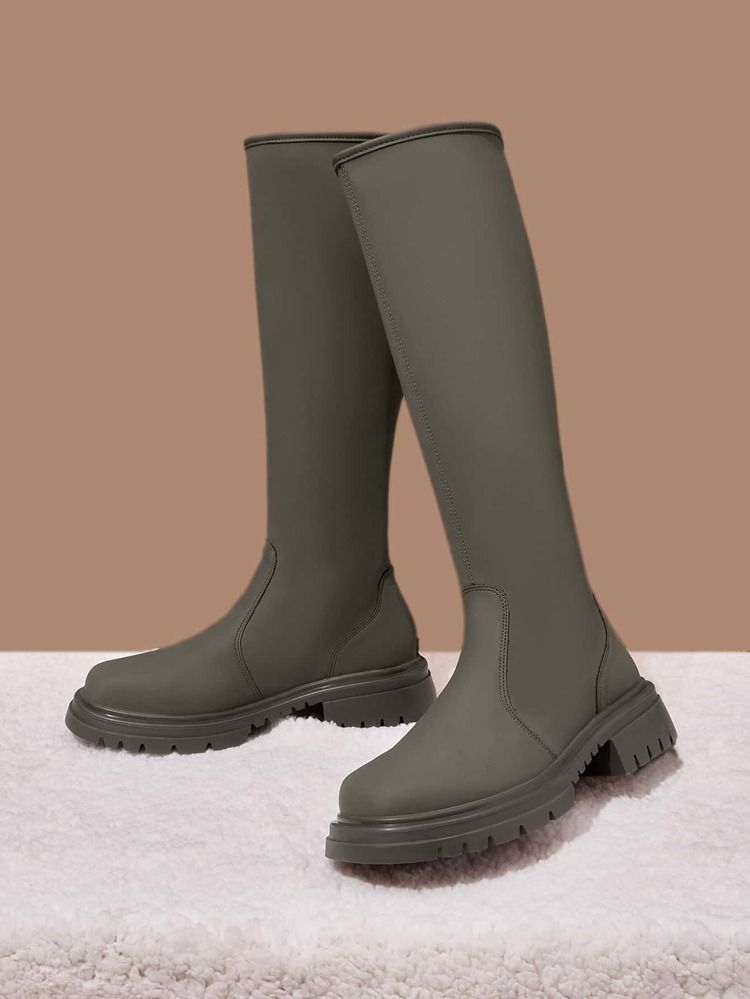 Minimalist Slip On Classic Boots | SHEIN