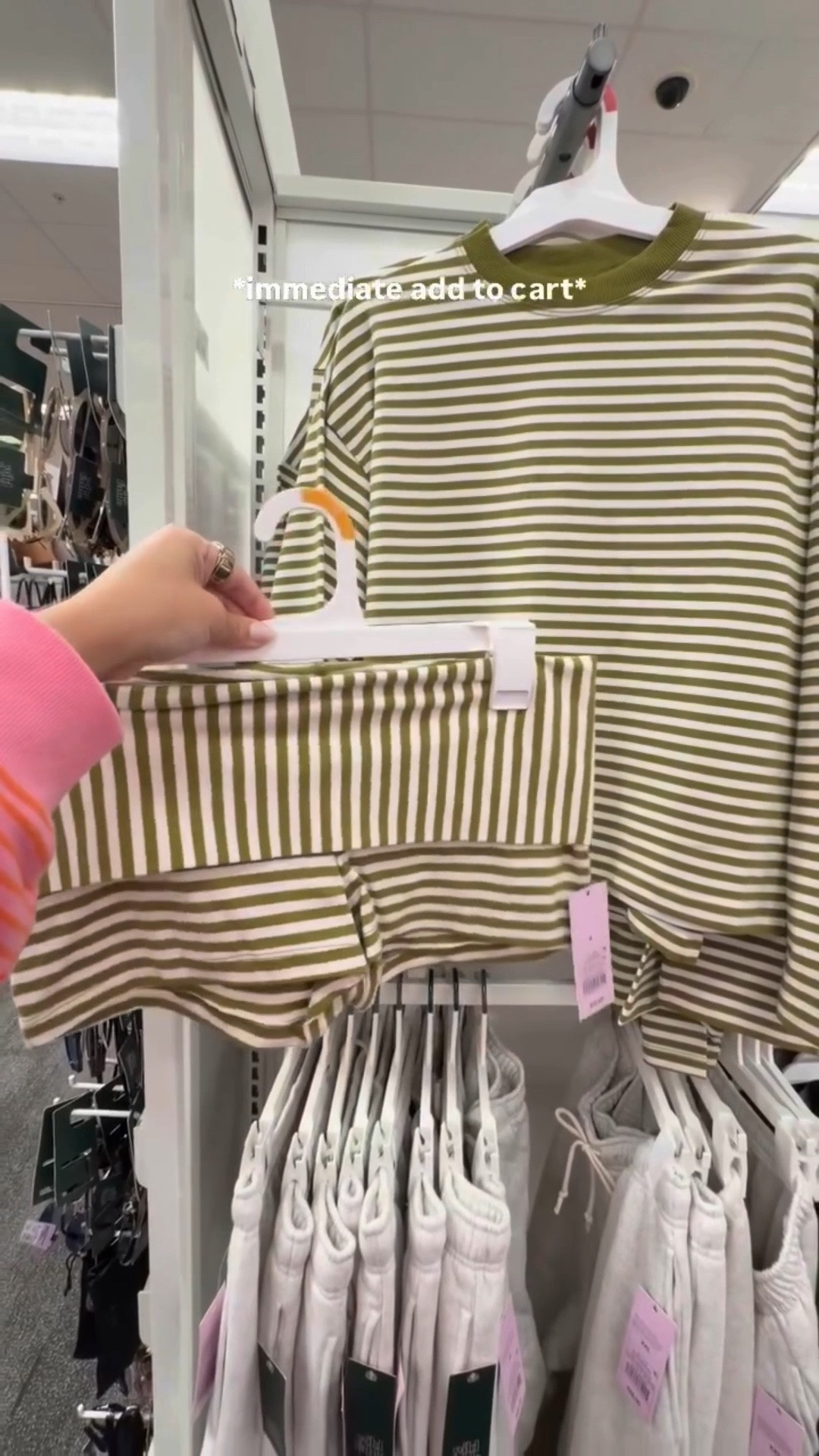My Target FINALLY put out the viral olive green striped set! 🫒🤎 I’ve been checking nonstop! Absolutely love it, the quality is 10/10 and will be hunting down the other color 🙂‍↕️ not online yet but hoping tomorrow is the day 🤞🏼 say STRIPE below and I’ll send ya the 🔗 once it’s online!

Be sure to follow me on the LTK app for all my links, daily finds, new arrivals, and everything I’m loving lately!👉🏼 https://www.shopltk.com/explore/tarjaymaxx

#summerstyle☀️ #targetfinds #targethaul #springstyle #targetmusthaves target fashion, target must haves, target love target lover target finds, target haul, target must haves, home decor, athleisure wear, athleisure style , summer style , fall style , target striped set, target matching set, striped matching set target, viral striped set, parke

#LTKdayinmylife #LTKmorningroutine #LTKSeasonal