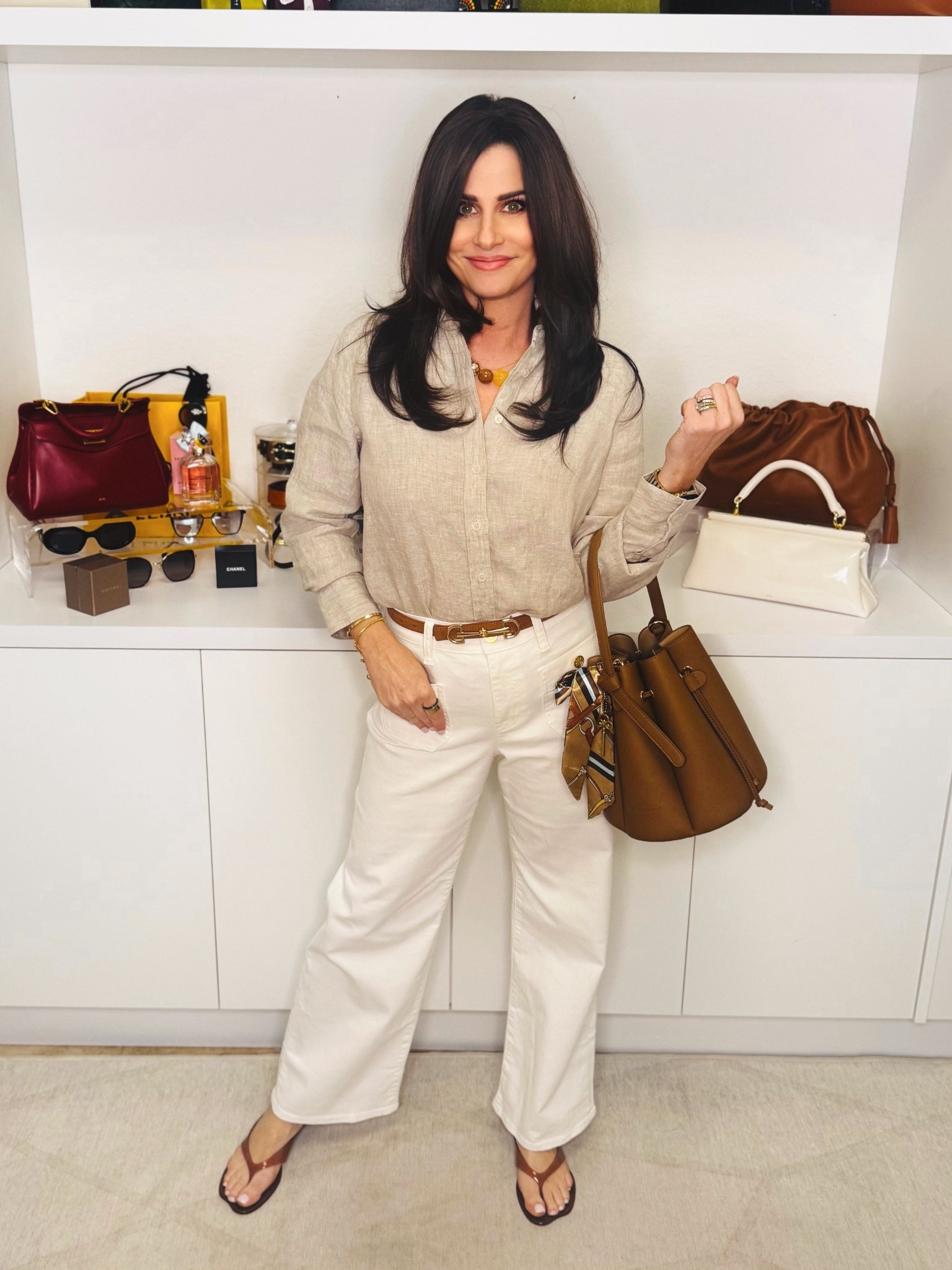 The perfect casual , cute , comfortable put together look for the season. Linen top sm, jeans 25p . #summerstyle #linentop #casuallook

#LTKOver40 #LTKSaleAlert #LTKootd