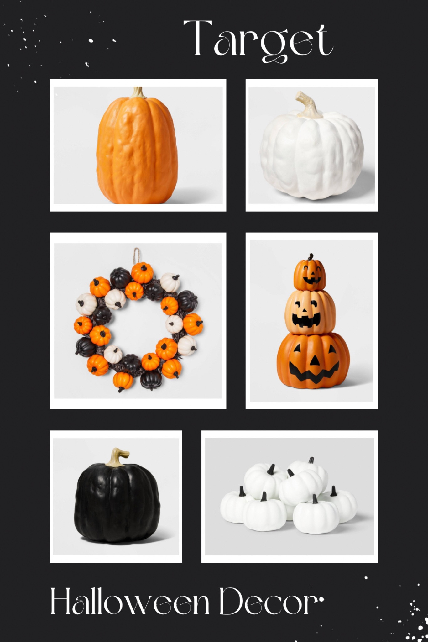 Target Halloween decor, pumpkins, orange, black, wreath, Halloween 

#LTKhome #LTKHalloween #LTKSeasonal