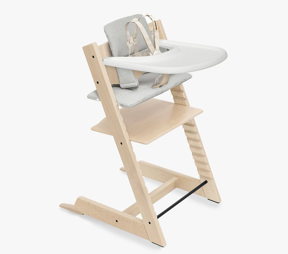 Stokke® Tripp Trapp® High Chair², Cushion, &amp; Tray Bundle | Pottery Barn Kids