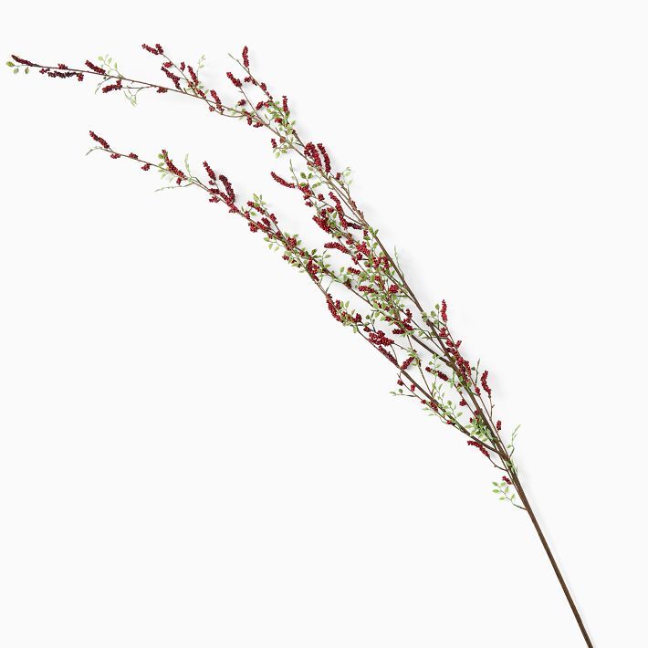 Faux Pepperberry Branch | West Elm (US)