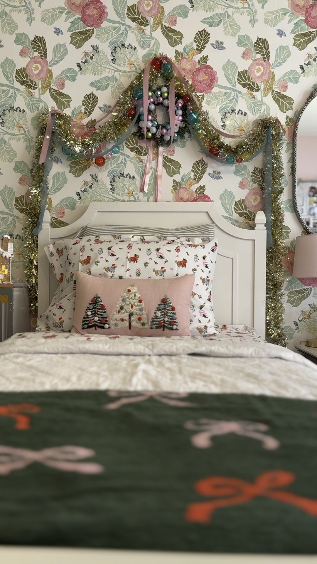 Tinsel garland, gold garland, multicolor transparent ball garland, shatterproof garland, Christmas bedding, kids holiday sheet sets, dog sheet set, Cath Kidston sheets, bow throw blanket

#LTKHome #LTKHoliday #LTKVideo