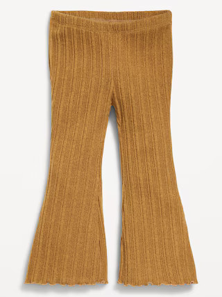 Cozy Ribbed Flare-Leg Leggings for Toddler Girls | Old Navy (US)