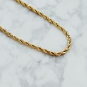 THE FRENCH TWISTED ROPE CHAIN NECKLACE (Two Styles) | Shapes Studio