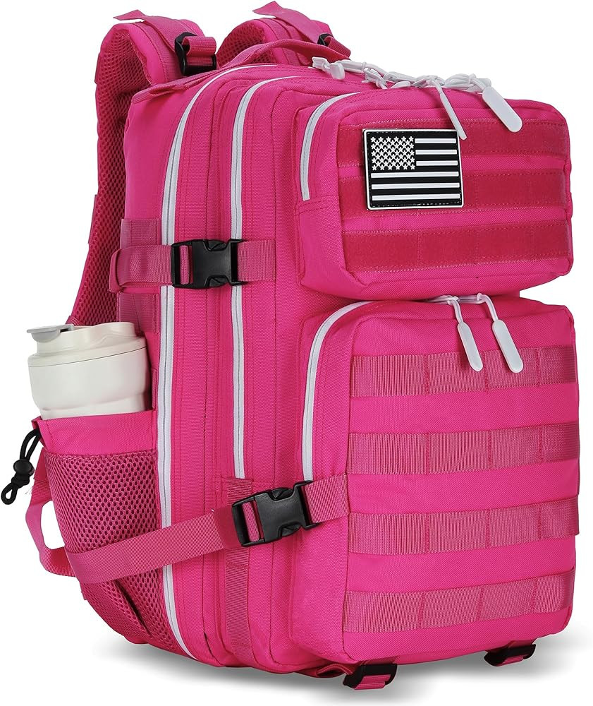 45L Military Tactical Backpack Hiking Backpacks Tactical Gear Camo Back Pack Army Molle Bag Rucks... | Amazon (US)