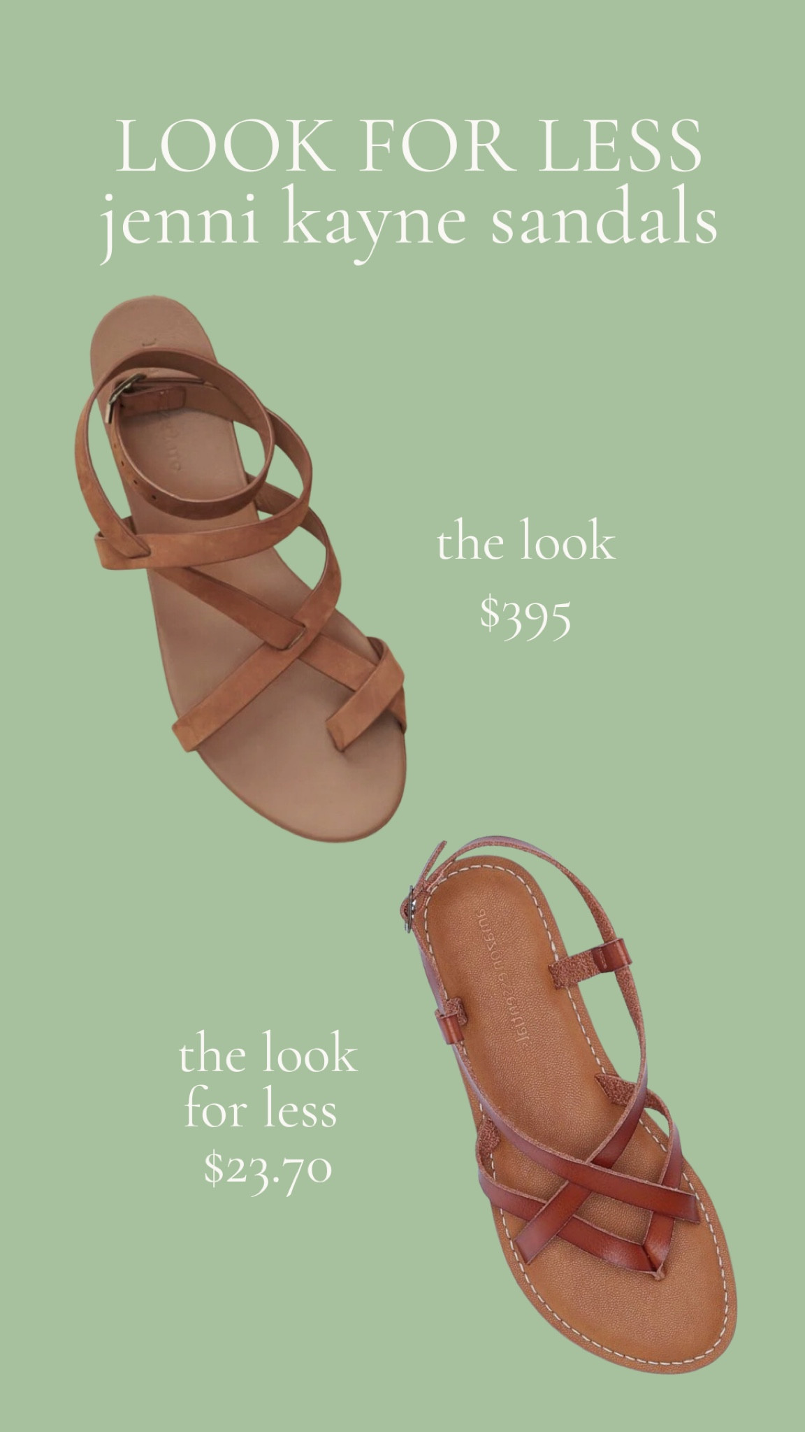 Amazing Jenni Kayne Look for Less. 
Just in time for Spring!

#LTKstyletip #LTKshoecrush #LTKSeasonal