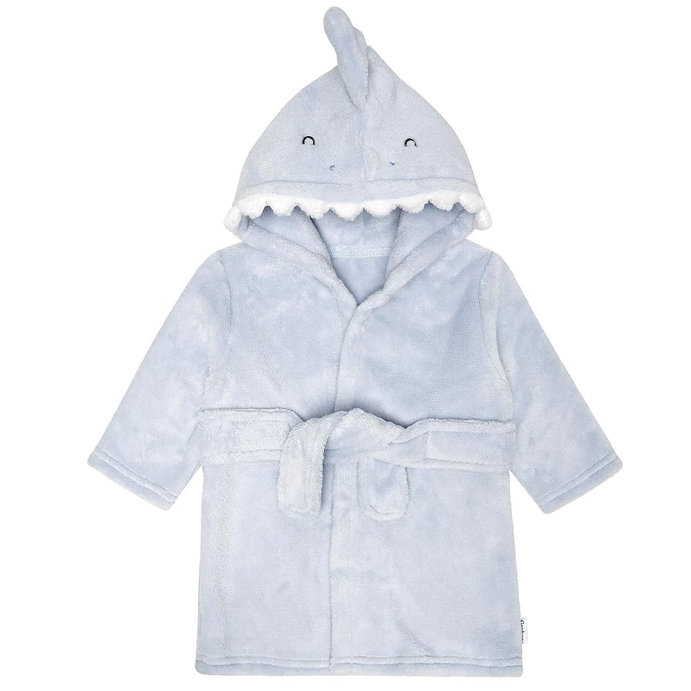 Gerber Unisex Baby Plushy Soft Hooded Animal Character Bathrobe | Amazon (US)