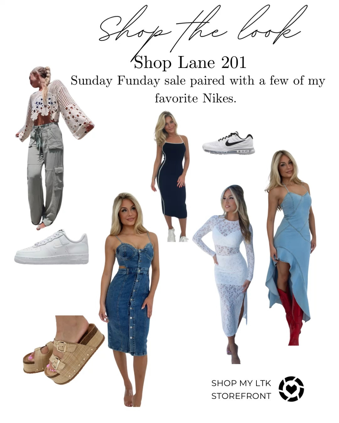 Summer sale!! 

Shop Lane 201 use code Funday for 30% off site wide today only! 50% off sale items!

Use code Extra25 for 25% off Nike sale! 

Great styles for Summer and back to school!

#LTKShoeCrush #LTKSaleAlert #LTKActive