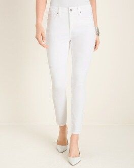 No-Stain White High-Rise Skinny Ankle Jeans | Chico's