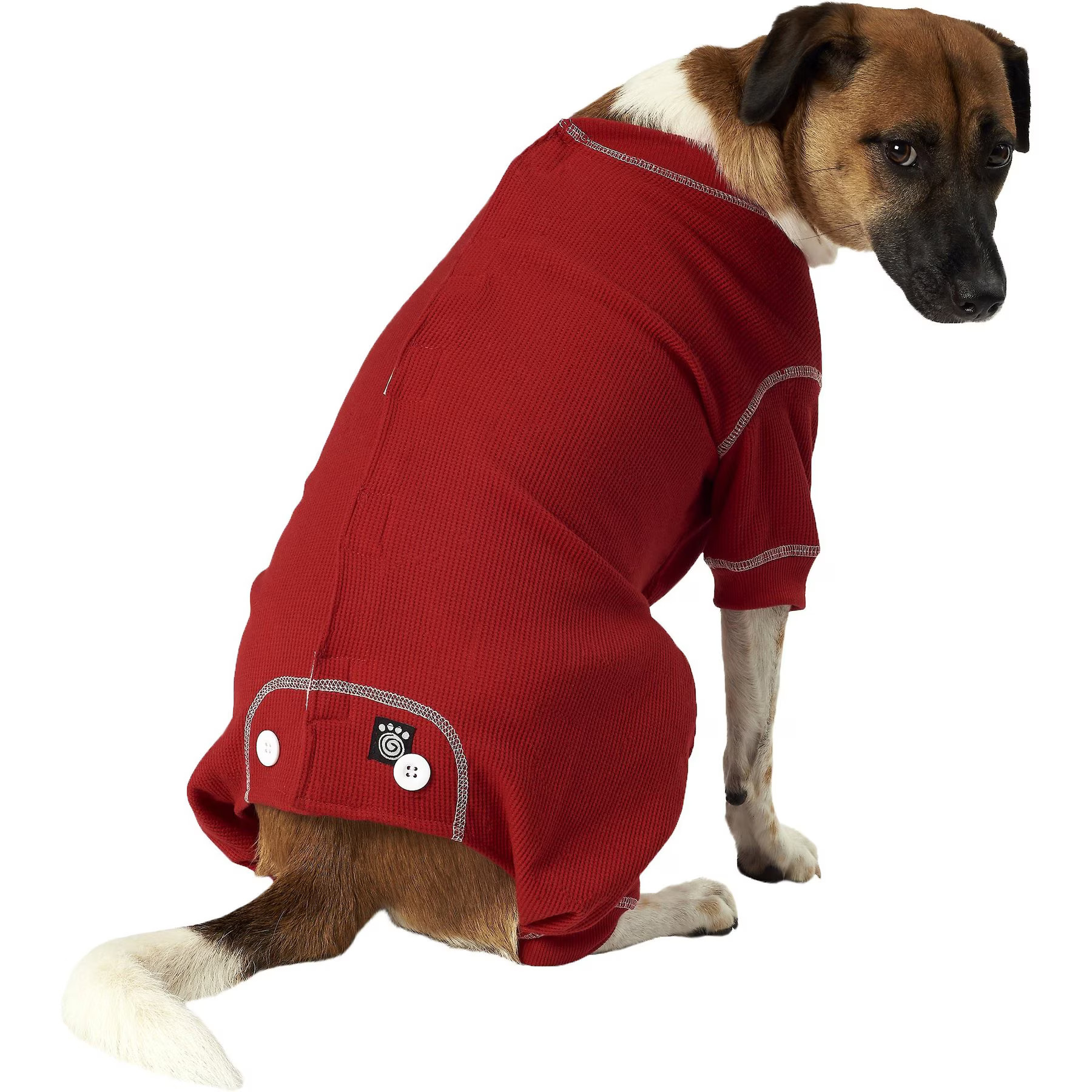PetRageous Designs Cozy Thermal Dog PJs, Red, Large | Chewy.com