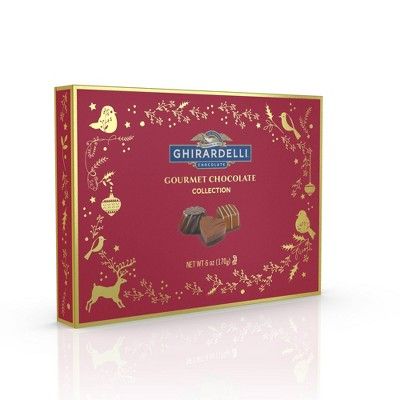 Ghirardelli Holiday Elegant Gourmet Chocolate Collection Box - 6oz | Target
