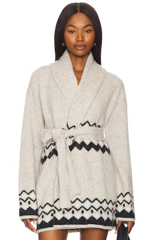 Tularosa Adley Fairisle Cardigan in Grey Multi from Revolve.com | Revolve Clothing (Global)