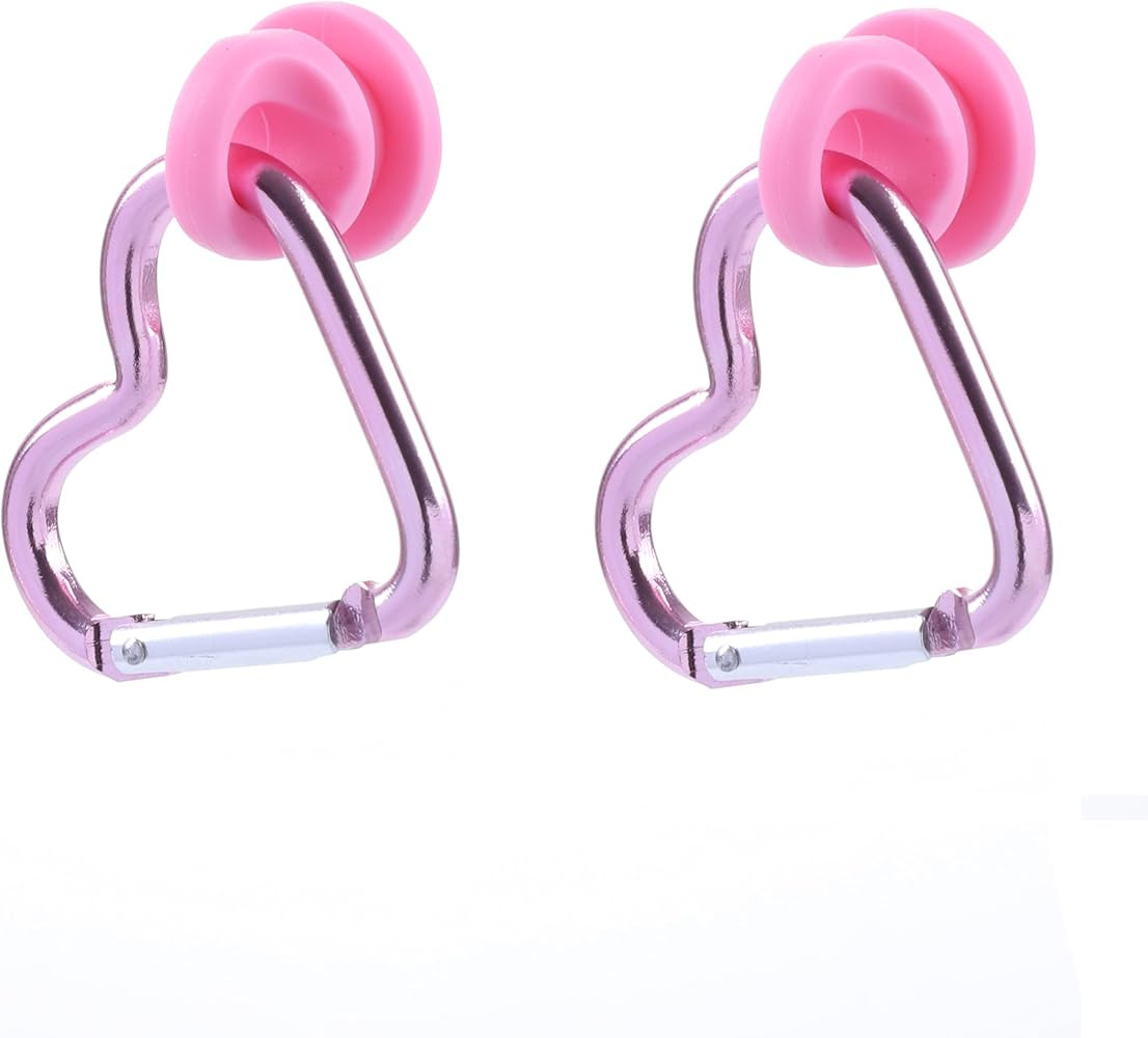 2Pcs Heart-shaped Hook Charm for Bogg Bag and Simply Southern Totes | Amazon (US)
