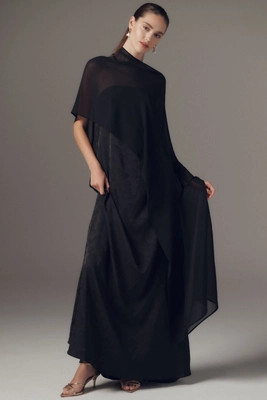 DIARRABLU Tubi Cape Maxi Dress | Anthropologie (US)
