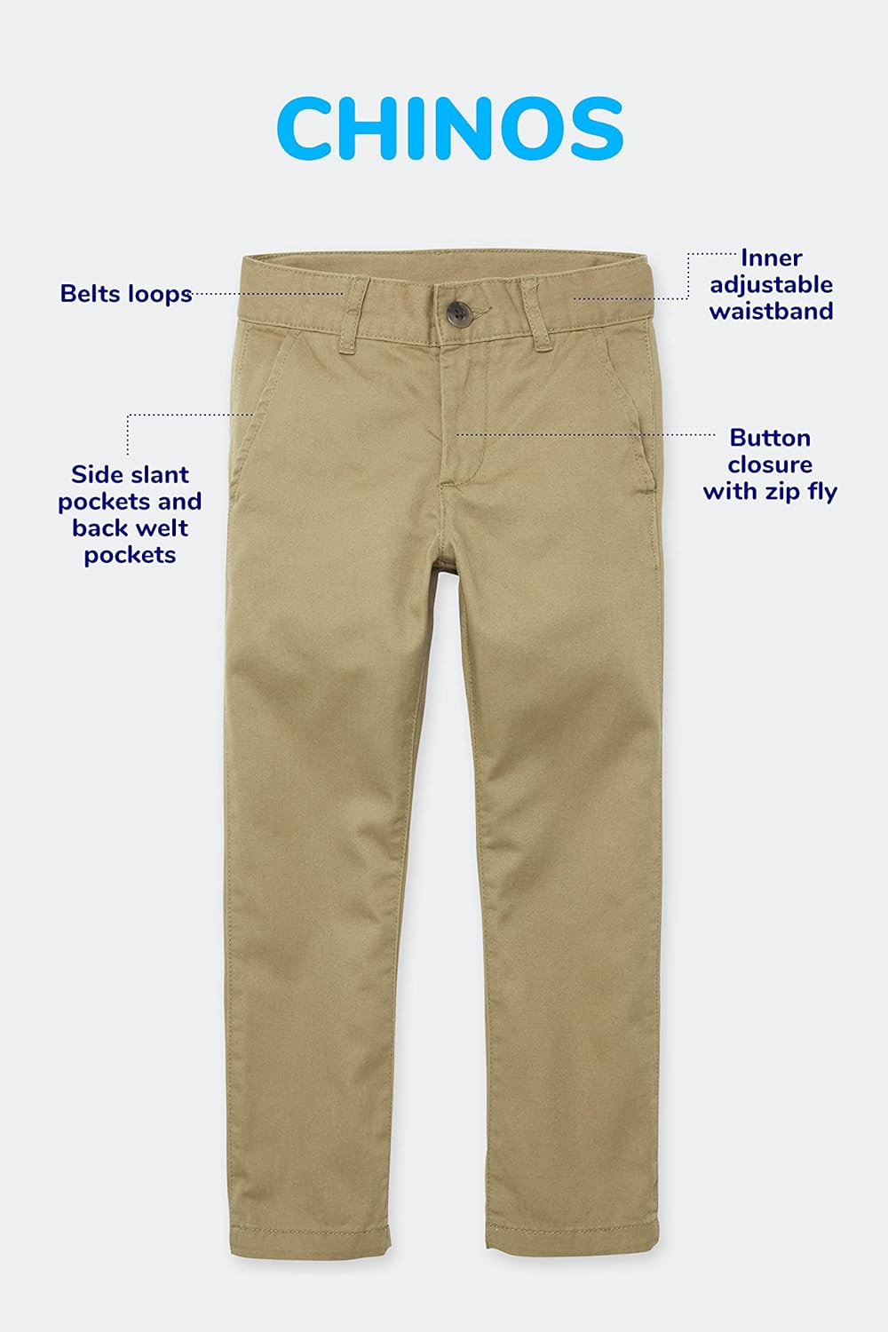 The Children's Place Baby-Boys and Toddler Boys Stretch Skinny Chino Pants | Amazon (CA)