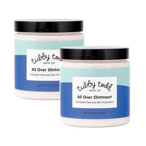 TUBBY TODD All Over Ointment - Baby Eczema Cream - Everyday Multi-Purpose Baby Skin Relief Cream - Sensitive Skin, Dry Skin, Rash, & Irritation - Steroid & Gluten Free - Lavender Rosemary, 2 Pack, 8oz | Amazon (US)
