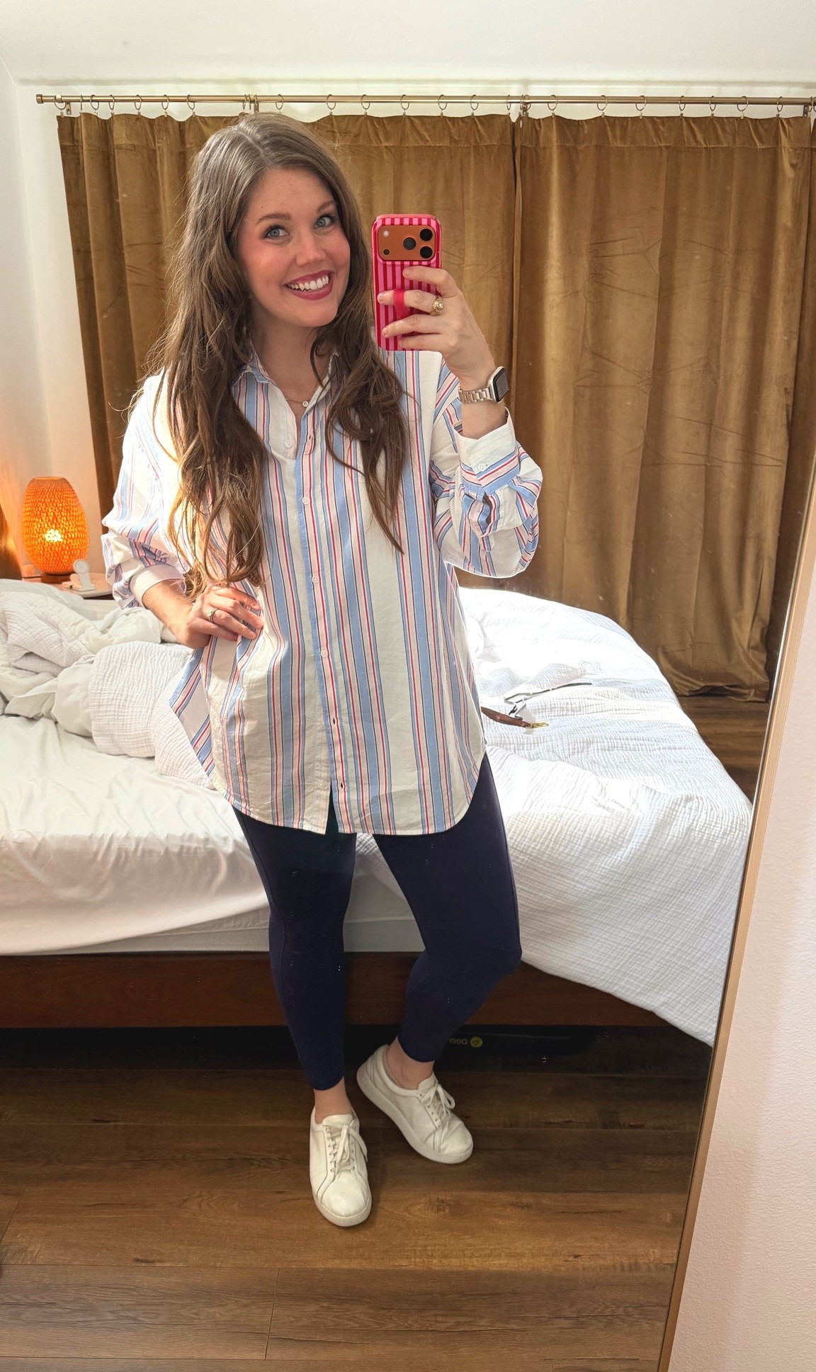 Easy casual outfit!
.........:
Oversized button down boyfriend shirt boyfriend button down striped button down striped shirt navy leggings pocket leggings midsize outfit idea midsize fashion size 14 outfit size 14 fashion white sneakers leather sneakers summer outfit spring outfit mom outfit mom uniform free people dupe free people button down loopy case comfy outfit travel outfit travel look travel fashion airport outfit airport fashion airport look plane outfit plane look plus size outfit plus size fashion denim button down white button down Amazon jewelry gold necklace bezel necklace fake diamond jewelry fake diamond necklace

#LTKootd #LTKmomlife #LTKPlusSize