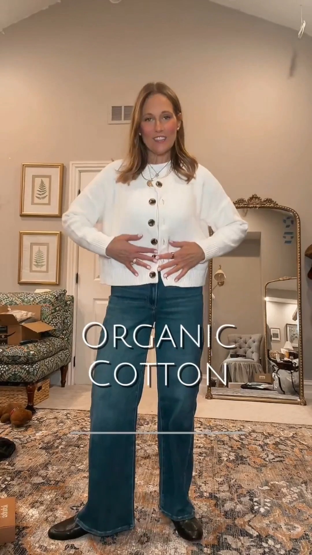 It’s our best-selling sweater and it’s organic. I’m wearing it today but didn’t have time to film a new video, so I’m resharing this one. 

#LTKMidsize #LTKOver40 #LTKSeasonal