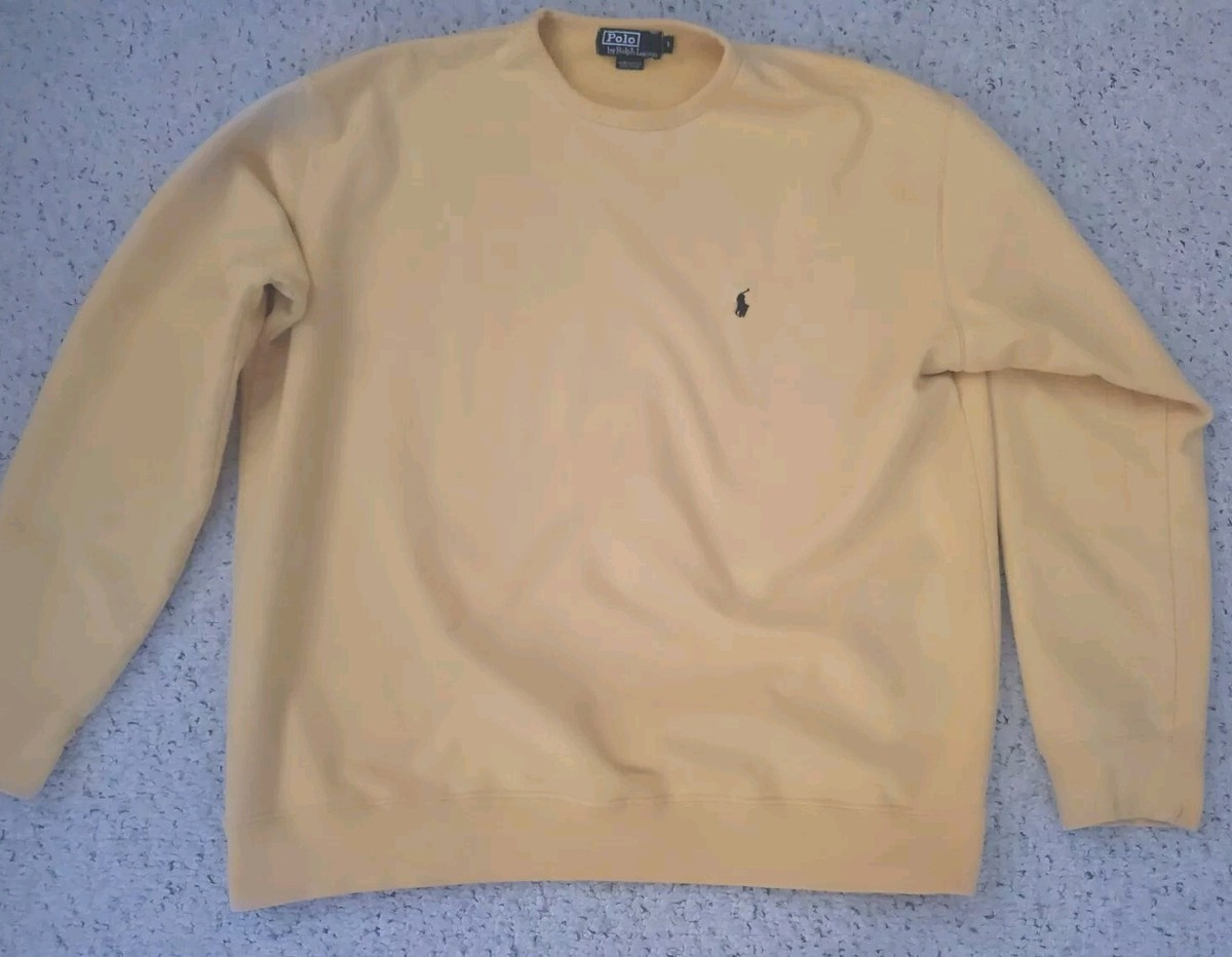 Polo Ralph Lauren Men's  Crew Sweatshirt Size L Color Yellow   | eBay | eBay US