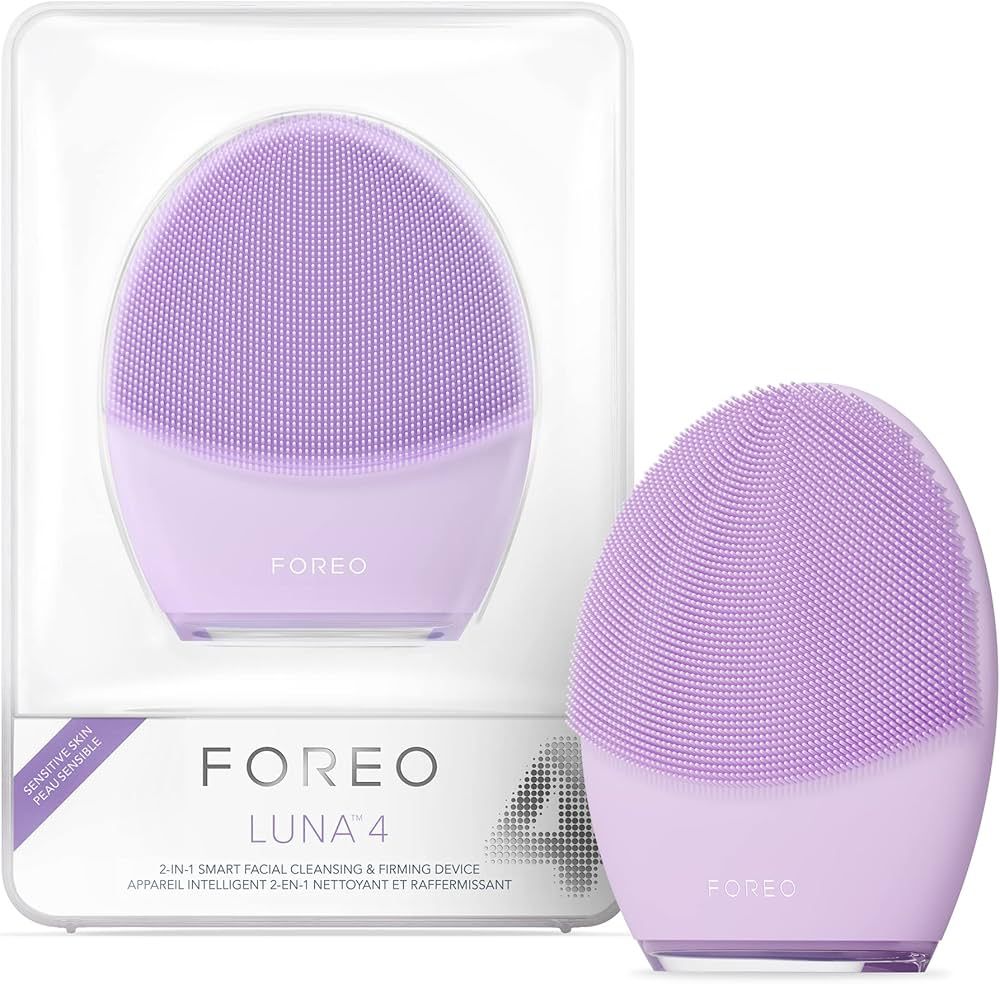 FOREO LUNA 4 Face Cleansing Brush | Firming Face Massager | Anti Aging Face Care | Enhances Absor... | Amazon (US)