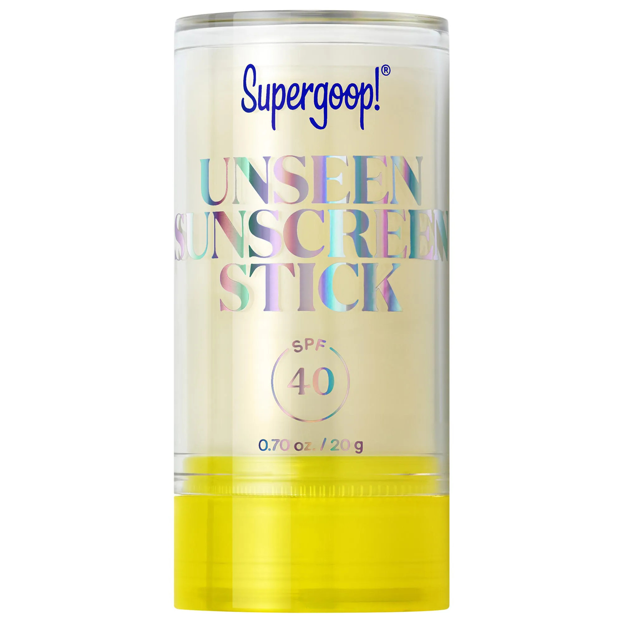 Supergoop! Unseen Sunscreen Stick SPF 40 Invisible Sun Protection 0.7 oz / 20 mL | Sephora (US)