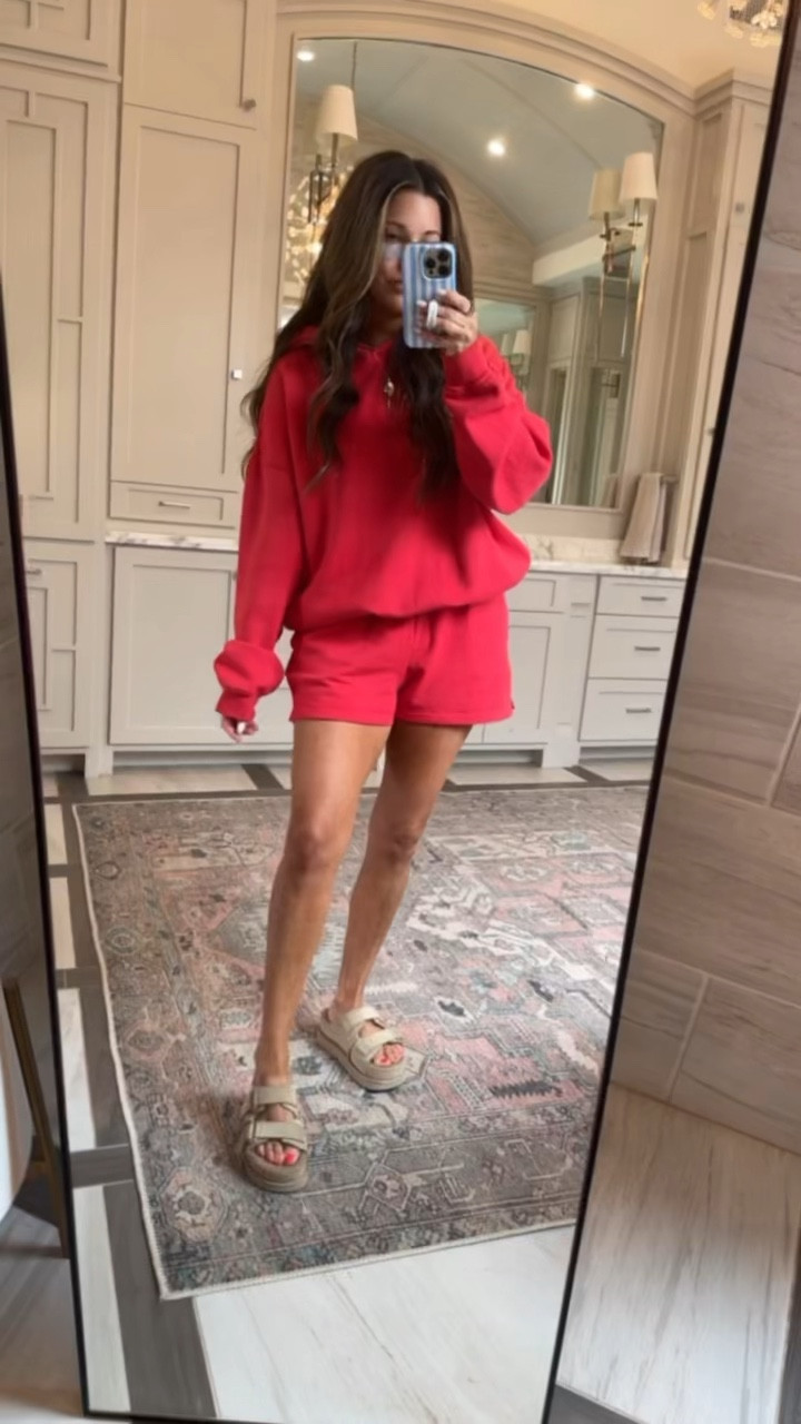 How cute is this sweat set for summertime. I’m wearing a small:medium.

#LTKSeasonal #LTKStyleTip #LTKFindsUnder50