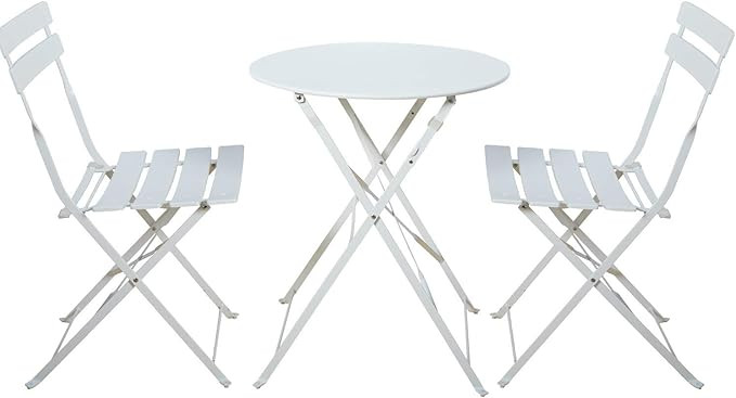 Grand patio Premium Steel Patio Bistro Set, Folding Outdoor Patio Furniture Sets, 3 Piece Patio S... | Amazon (US)