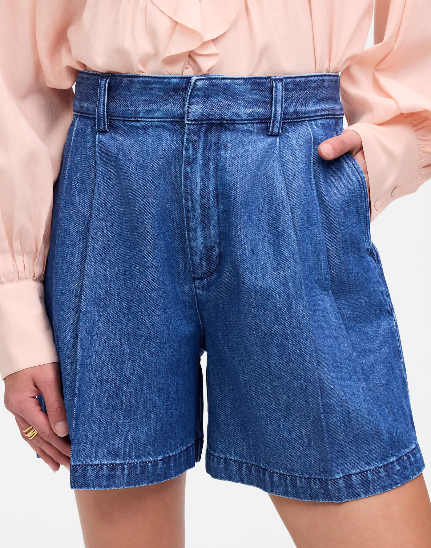The Harlow Superwide Jean Short: Airy Denim Edition | Madewell | Madewell