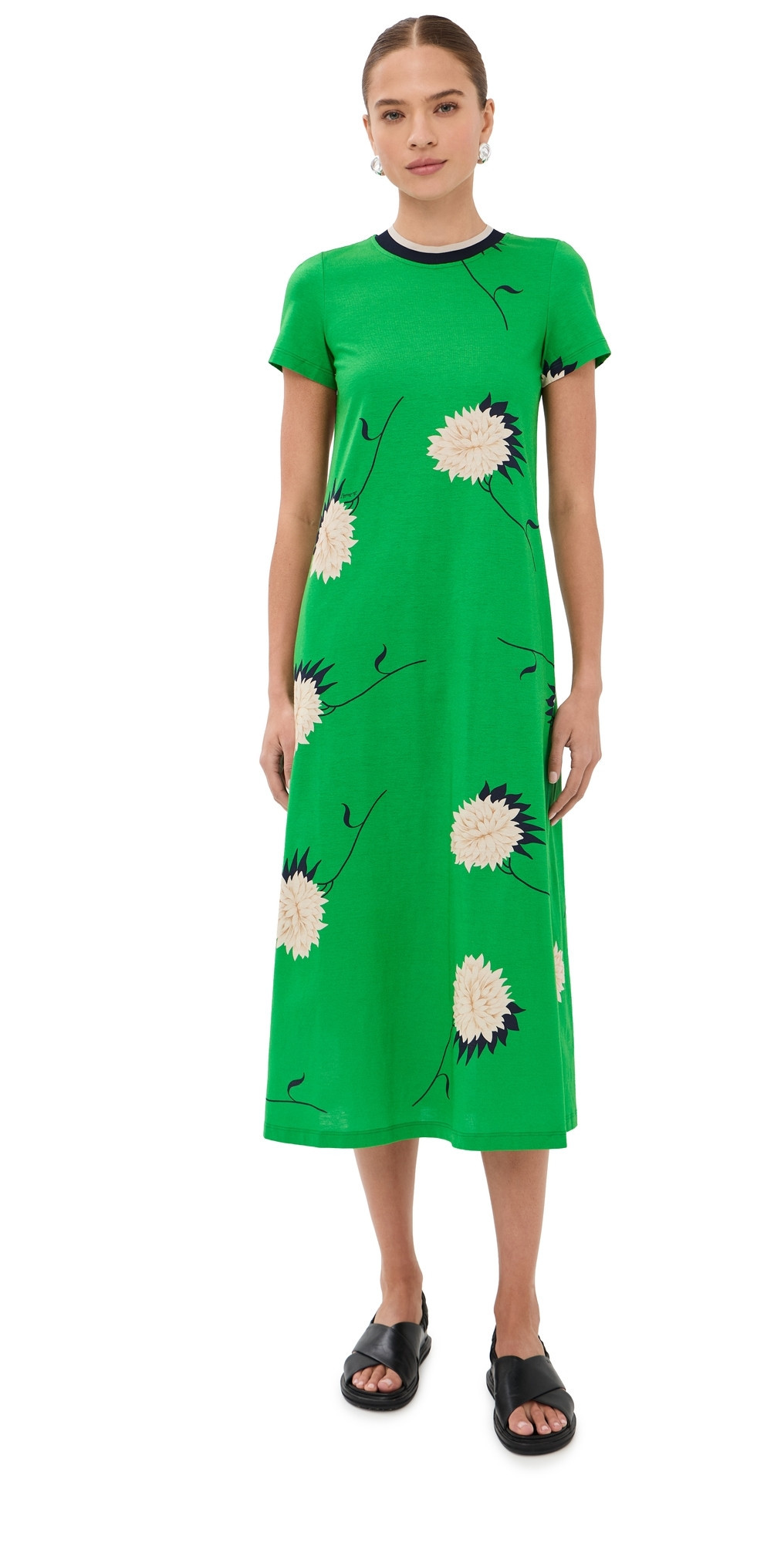 La DoubleJ Sporty Swing Dress Derby Green L | Shopbop