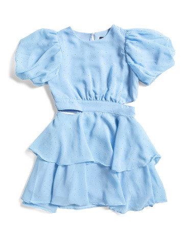 Girls Lucia Sparkle Mini Dress | TJ Maxx