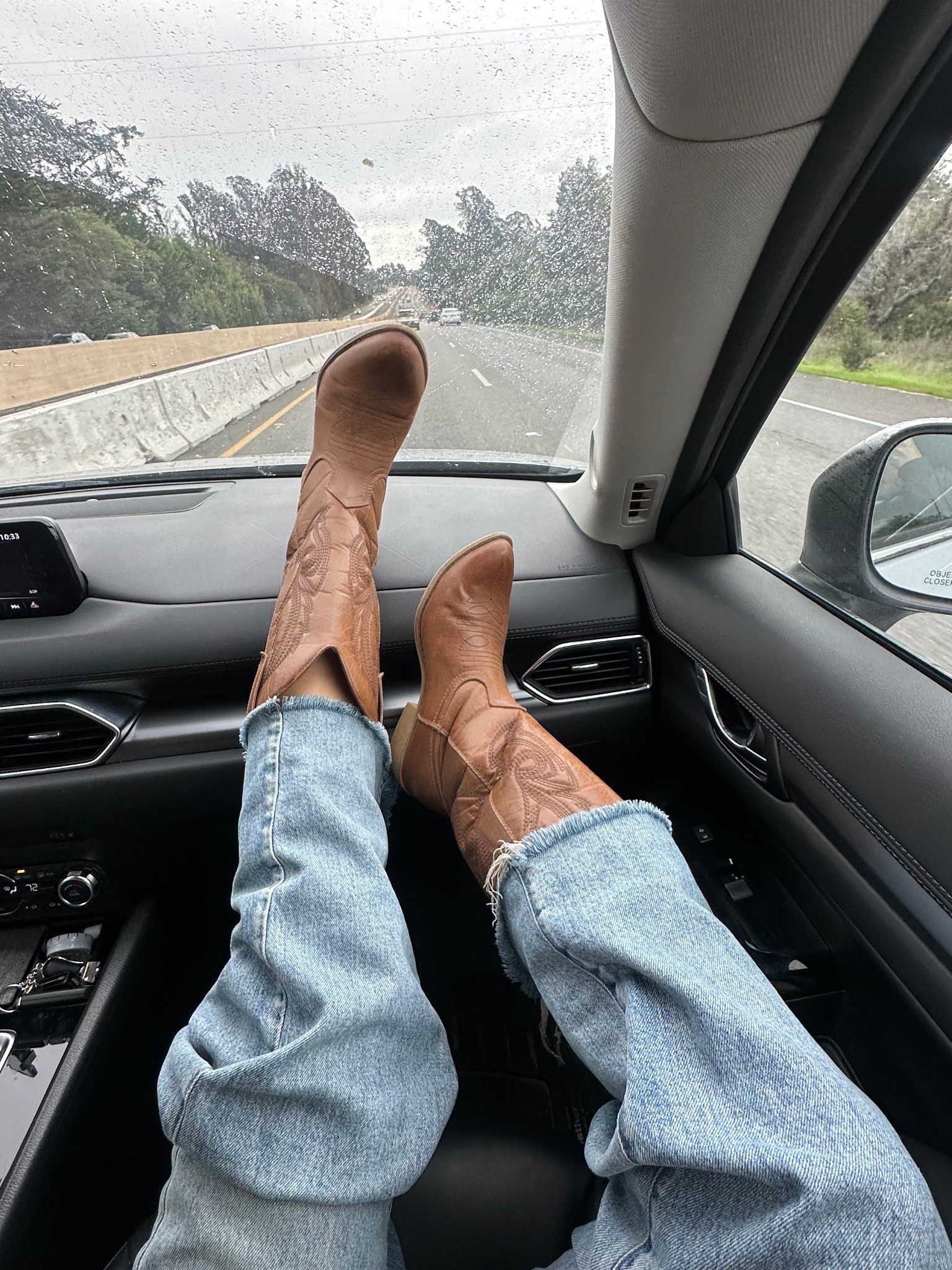 These cowboy boots are on sale right now for $35!!!! So comfy and easy to style. 

#LTKFindsUnder50 #LTKCyberWeek #LTKGiftGuide